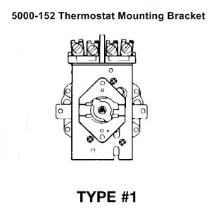 Robertshaw 5000-152 Electric Thermostat Type #1 Mounting Bracket