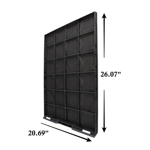 Genuine Trane FLR6465 Black Prefilter with 20.69" x 26.07" DImensions