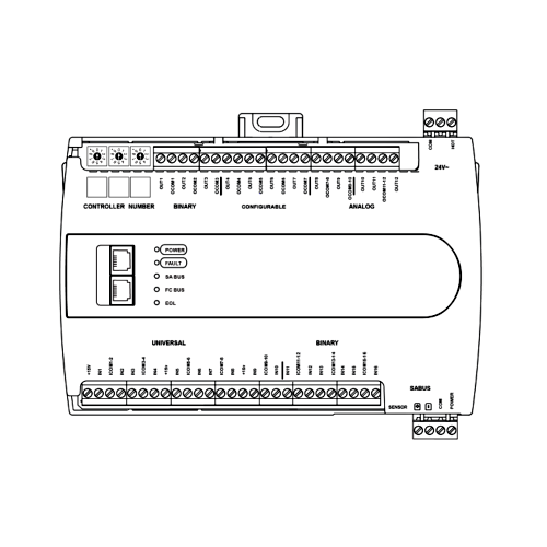 Johnson Controls FX-PCA3611-0 Controller Illustration
