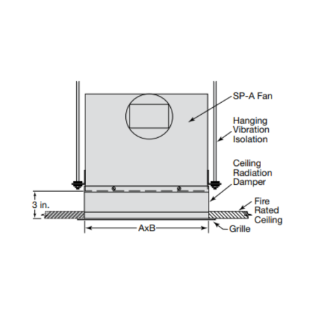 Greenheck SP-A200 Ceiling Exhaust Fan Parts