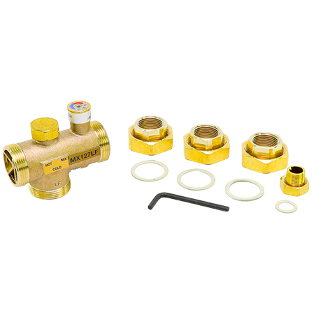 Honeywell MX127LF MX Mixing Valve 113 to 149°F (45 to 65°C)