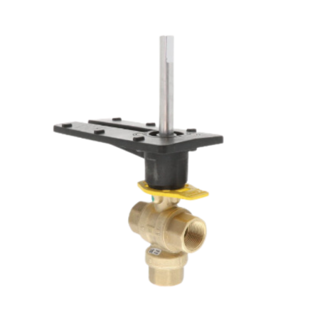 Honeywell VBN3BKPX0000 Brass Threaded Control Ball Valve 3/4" NPT 3-Way 11 Cv
