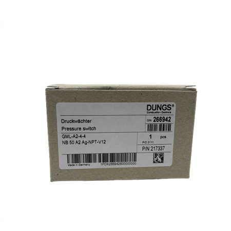 Karl Dungs 266942 Pressure Switch GML-A2-4-4 Box