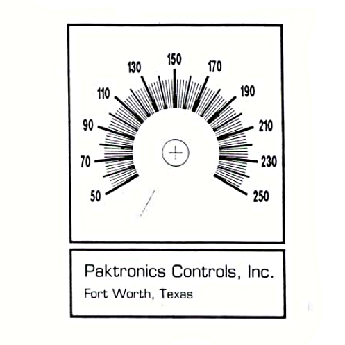 Maxitrol 03926811-901-P Faceplate for PAKSTAT Series I & II Thermostat