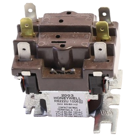 Honeywell Essex RBM R8222D Relay 24V Coil DPDT - Used & Tested (Good Condition)