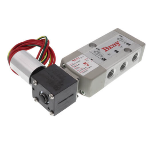 Bray Valves 630250-21401536 Pilot Operated Spool Control Solenoid 24 VDC NEMA 4