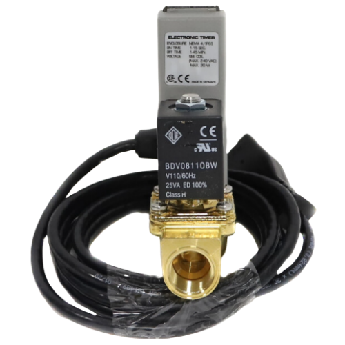 Drainview Products QU-E50 1/2"Auto-Drain Valve 110V