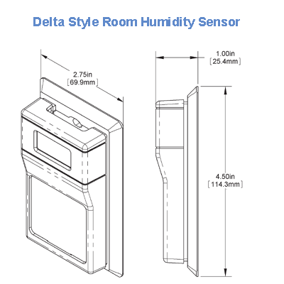 Automated Logic ALC/10K-2-R81L6-P-CG Room Temperature Sensor