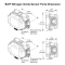 BAPI Rough Service or Duct Unit Nitrogen Oxide Sensor Parts Dimension