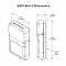 BAPI-Stat 4 Room Unit Temperature Sensor Dimension