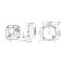 Dungs 277328 (216-752A) Air Pressure Switch AA-A1-0-3 0.4 to 4" W.C. 1.5 psi Dimensions