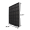 Genuine Trane FLR6465 Black Prefilter with 20.69" x 26.07" DImensions