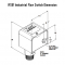 Taco IFS01 Brass Flow Switch Dimension