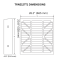 Genuine Honeywell Resideo TRN2127T1 Filter Dimensions