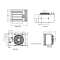 Reznor UWS0001007 Hydronic Unit Heater 1-Phase 115V 60 Hz Illustration