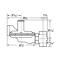 Sensus 143-IRV-HP-1 Gas Pressure Regulator 1” NPT 1/2" Orifice 2-6 PSI Black Spring Dimensions