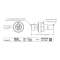 Xylem-Goulds Pumps 9K712 Pressure Transducer 4-20mA 9-28 VDC 300 psi Dimensions