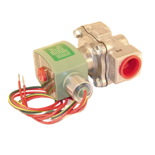 Asco 8215G30-24VDC Aluminum Body 2-Way Solenoid Valve 3/4" Normally Closed 0-50psi 24VDC