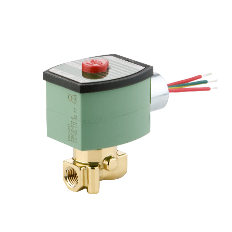 Asco 8262H156 Solenoid Valve 1/8" 120V Normally Open 0-750 PSI Air Water Light Oil