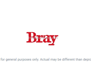 Bray Valve 310300-11010375 EPDM Butterfly Valve 3" S31
