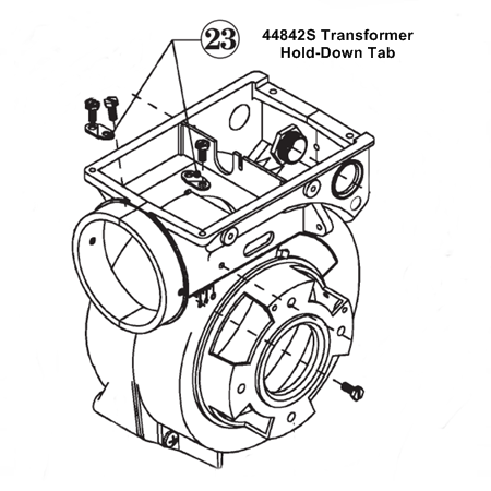 Carlin 44842S Hold Down Tab Kit Serv