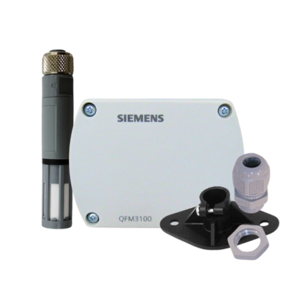 Siemens QFM3100 Duct Relative Humidity Sensor 24 VAC 50/60Hz 0-10VDC