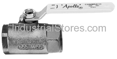 Conbraco 70-108-10 Bronze Ball Valve 2" Stainless Steel Lever & Nut