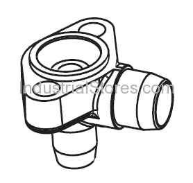 Emerson Flow Controls 027919 7/8" ODF OR 1 1/8" ODM Angle Flange