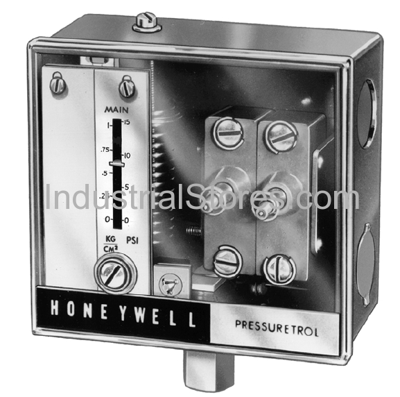 Honeywell L4079W1000 PressureTrol Limit Controllers Open High 10-150psi Manual Reset