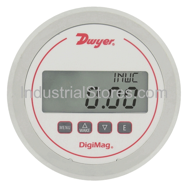 Dwyer DM-1108 Differential Pressure And Flow Gauge