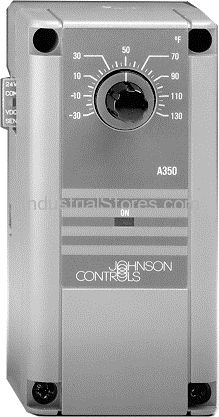 Johnson Controls A350EA-4 Electronic Temperature Control (10F to 65F)