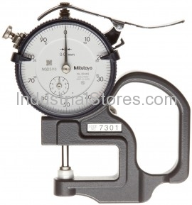 Mitutoyo 7305 Thickness Gauge Dial Flat Standard 0-20Mm