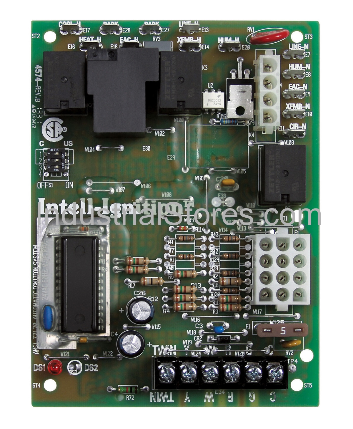 White-Rodgers 50A65-5165 Integrated Furnace Control for Trane Single Stage HSI Controls with 80V Ignitors
