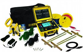 AEMC 2135.53 Multi-Function Ground Resistance Tester Kit - 300ft