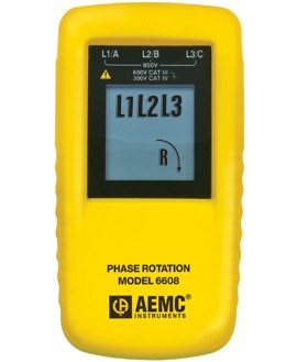 AEMC 2121.1 6608 Phase Rotation Meter 15 To 400Hz