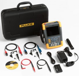 Fluke 190-202-AMS Scopemeter 200 Mhz With Scc Kit