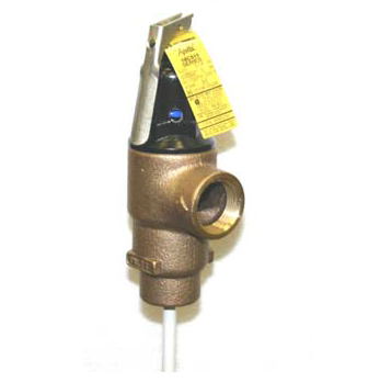 Conbraco 18C-512-8-125 Temperature and Pressure Relief Valve 3/4" Female 125psi 8" Element 1.619M BTU