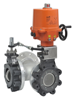 Belimo F7200-150SHP 8" 3-Way Butterfly Valve 150psi Ansi