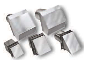 Tjernlund VH1-6 Vent Hood with 6-1/2 Diameter Aluminium