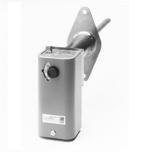 Johnson Controls A25AN-1 Warm Air Control Thermostat with Manual Reset SPST Open on Rise with Setpoint Knob Adjustment (25F to 215F)