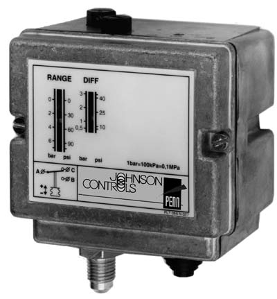 Johnson Controls P77AAW-9350 Pressure Control