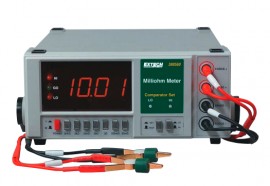 Extech 380562-NIST High Resolution Precision Milliohm Meter with NIST Traceable Certificate, 220VAC