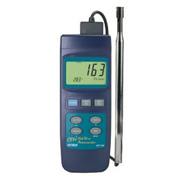 Extech 407119-NIST Heavy Duty CFM Hot Wire Thermo-Anemometer with NIST Traceable Certificate