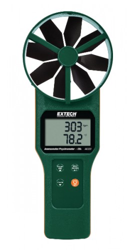 Extech AN320 Large Vane Anemometer/Psychrometer/CO<sub>2</sub> Meter