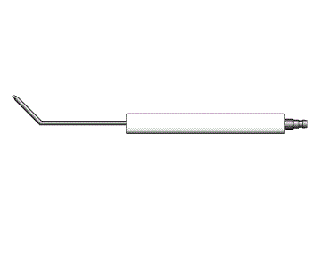 Ignitor EWBUNI-2 with 2 Insulators, 6-32 Base Stud and Bent Statinless Steel Tip