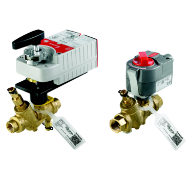 Honeywell VRN2E020.00PX Pressure Independent Control Valve & Actuator Assembly 1.5" NPT 2-Way 20GPM Brass Direct-Coupled Actuator