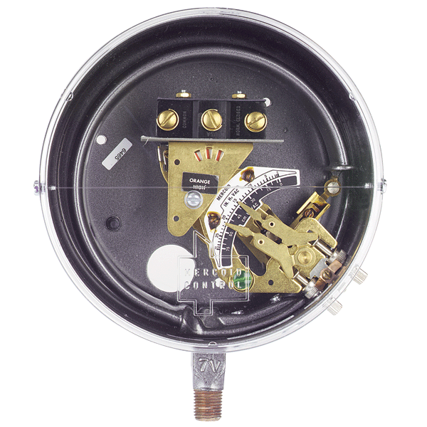 Mercoid (by Dwyer) DA-431-4123-5 Pressure Switch 2-60psi 2-Stage Brass