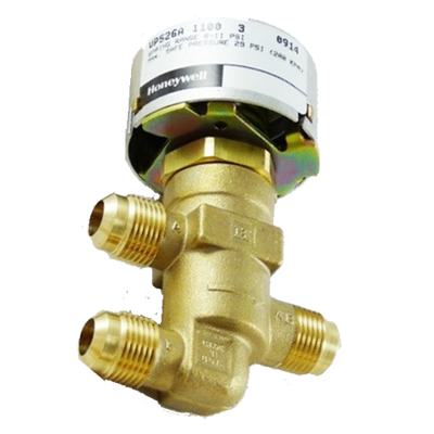Honeywell VP526A1043 Unitary 3-Way Water Valve 5/8" O.D. (1/2" Nominal) 1.6Cv 8-11 PSI