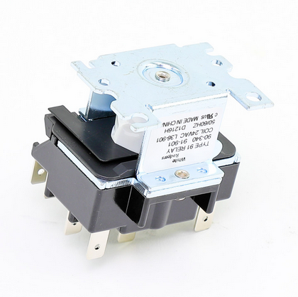 White-Rodgers 90-341 Switching Relay 2-Pole Type 91 Double Throw Semi-Enclosed Relay 115-120V