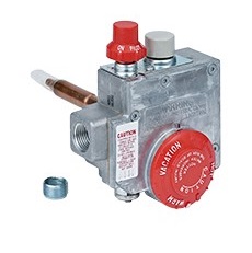 Robertshaw 110-262 Water Heater Gas Valve 1/2" 160F 1-3/8" Shank